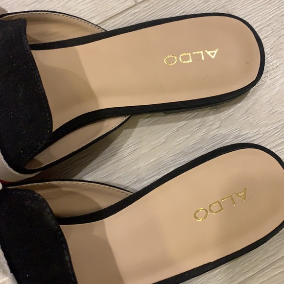Aldo Slip On Pointed Toe Open Back Slides - Picture 5 of 10
